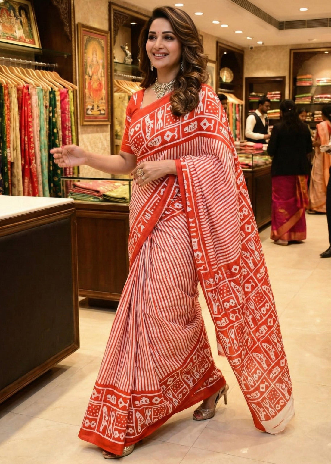Soft pure cotton saree