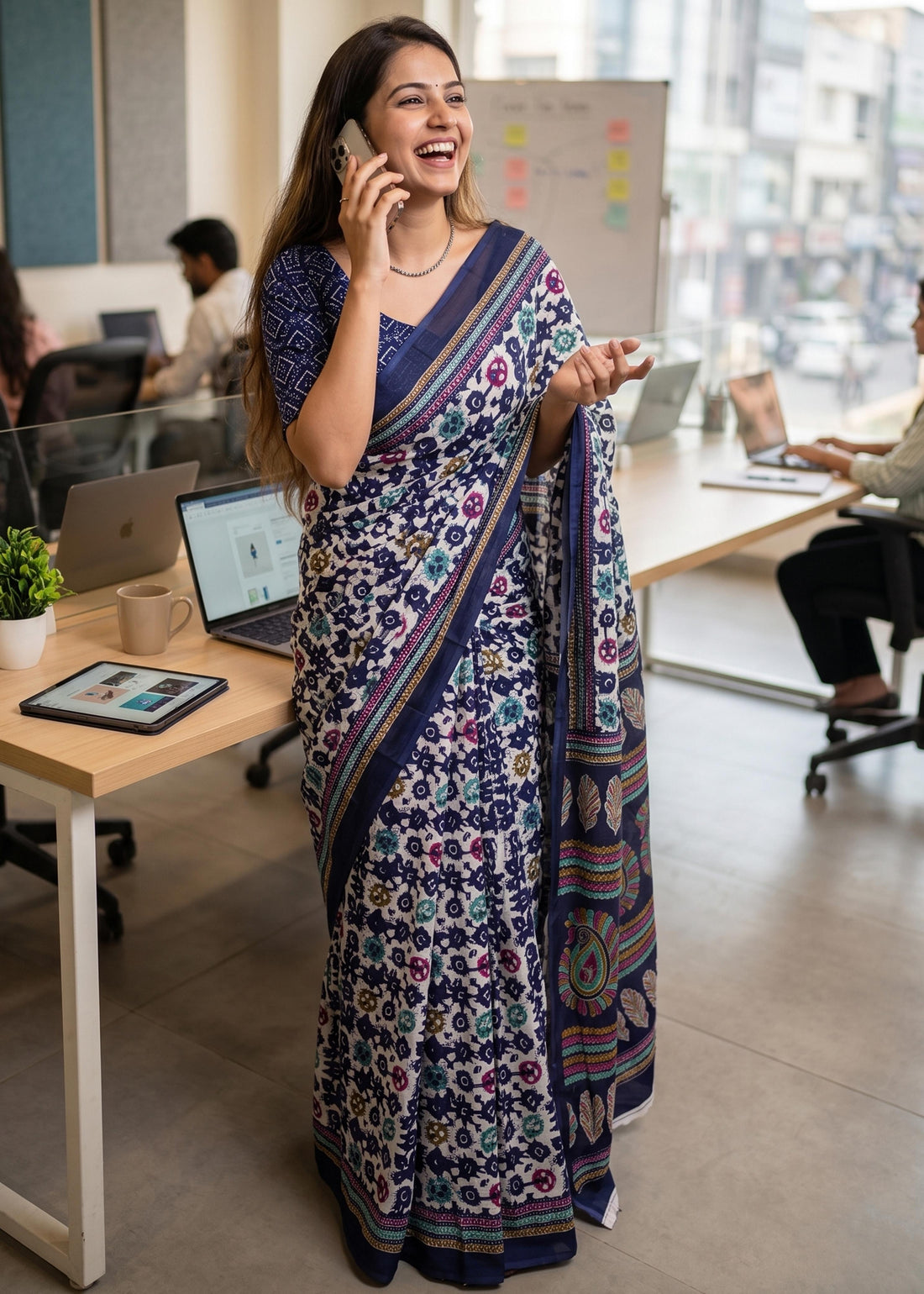PURE MULMUL COTTON SAREE