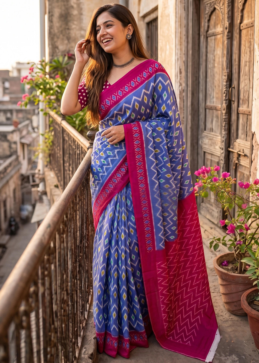 Pure Mulmul cotton Saree