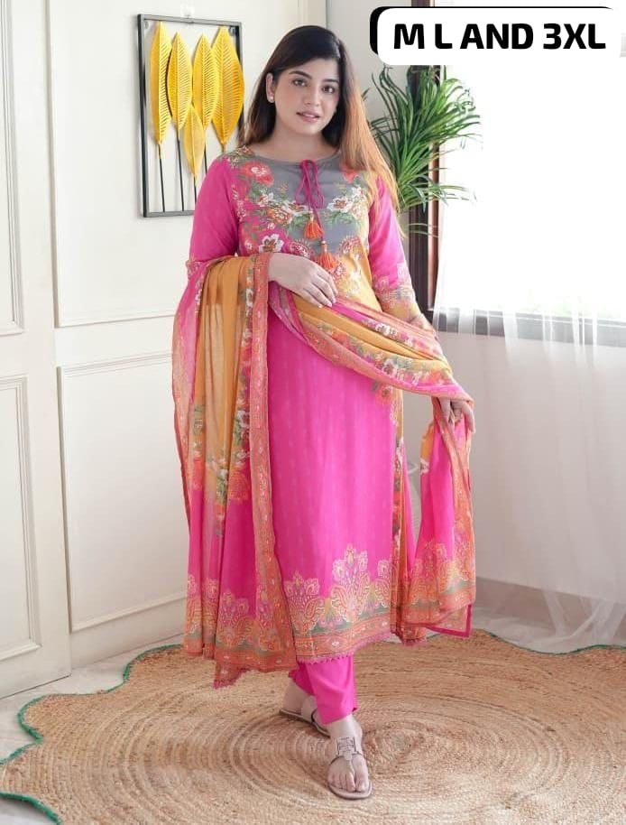 Pakistani Suits made from Pure Muslin fabric with digital prints