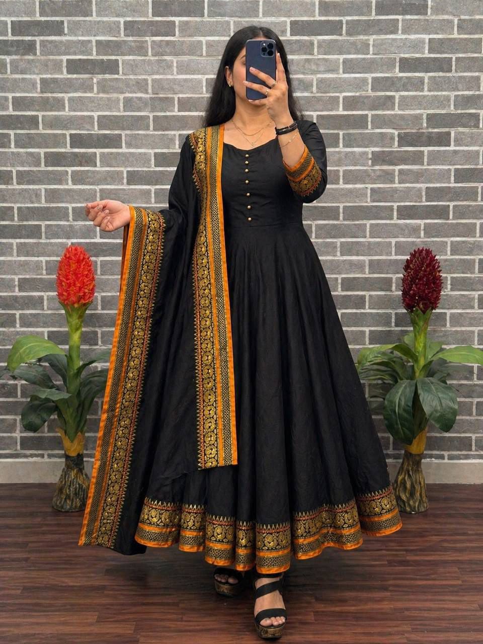 ANARKALI GOWN DUPATTA