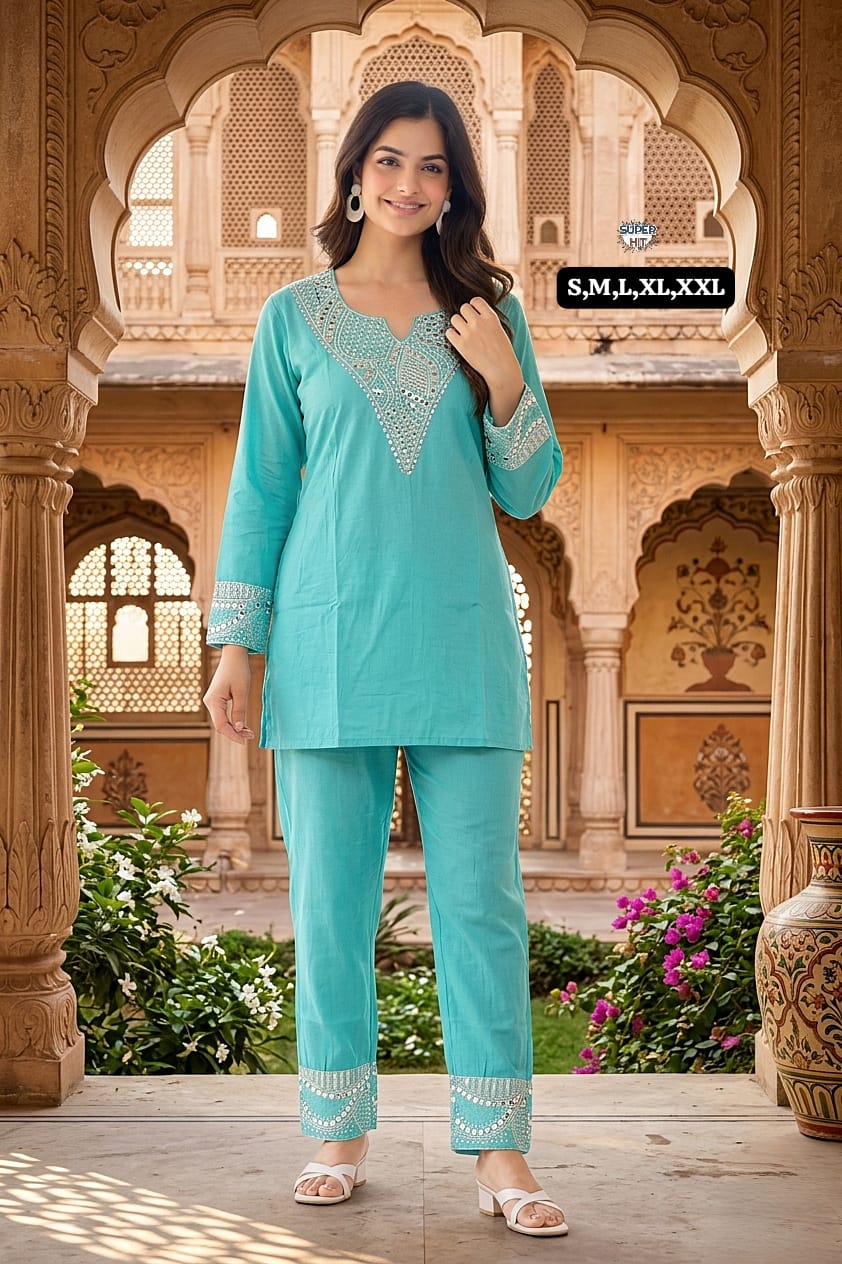 Designer Cord set in paried with pant&nbsp;
