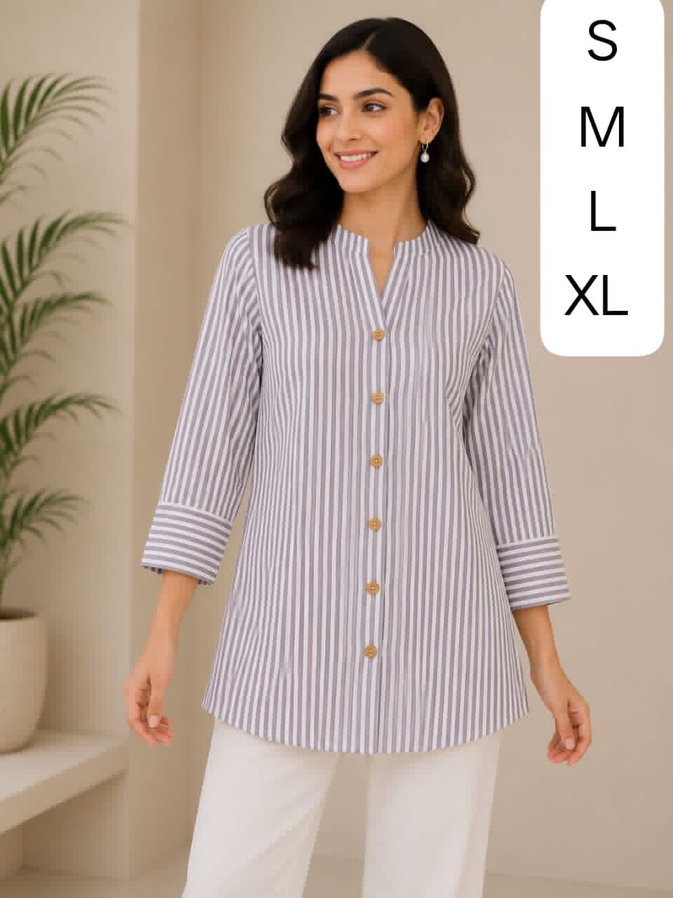 New trendy khadi cotton short top