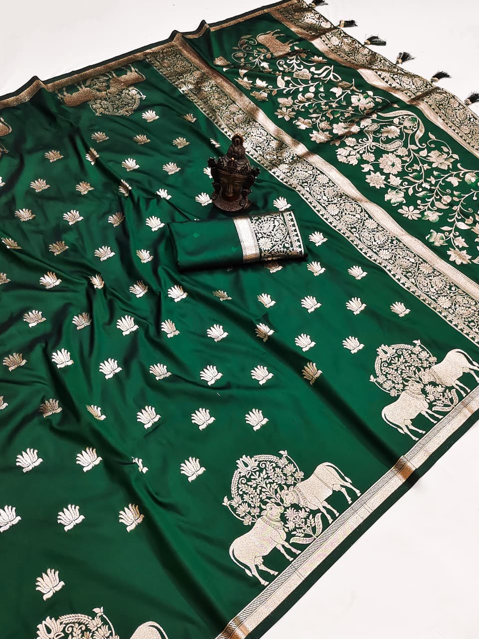 soft and pure banarasi silk saree