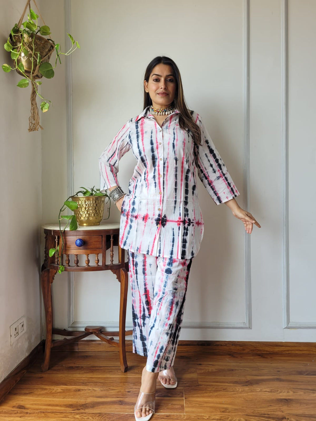 NEW CO-ORD SET HAND BLOCK PURE COTTON